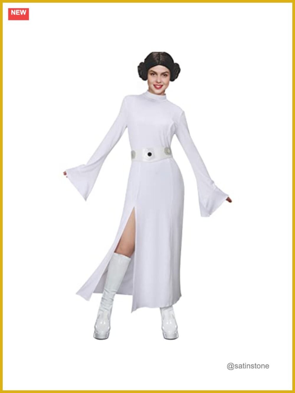 Womens Medieval Cosplay Costume Dress Robe Belt Halloween Party Full Set